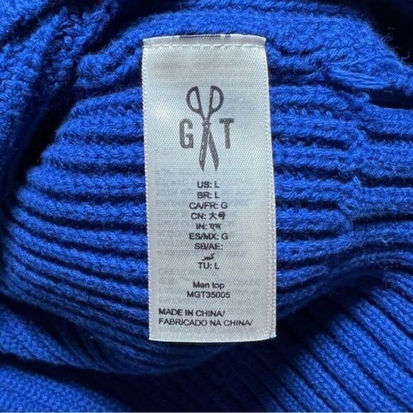 Goodthreads Men's Soft Cotton Rib Stitch Crewneck Sweater, L - Picture 13 of 15